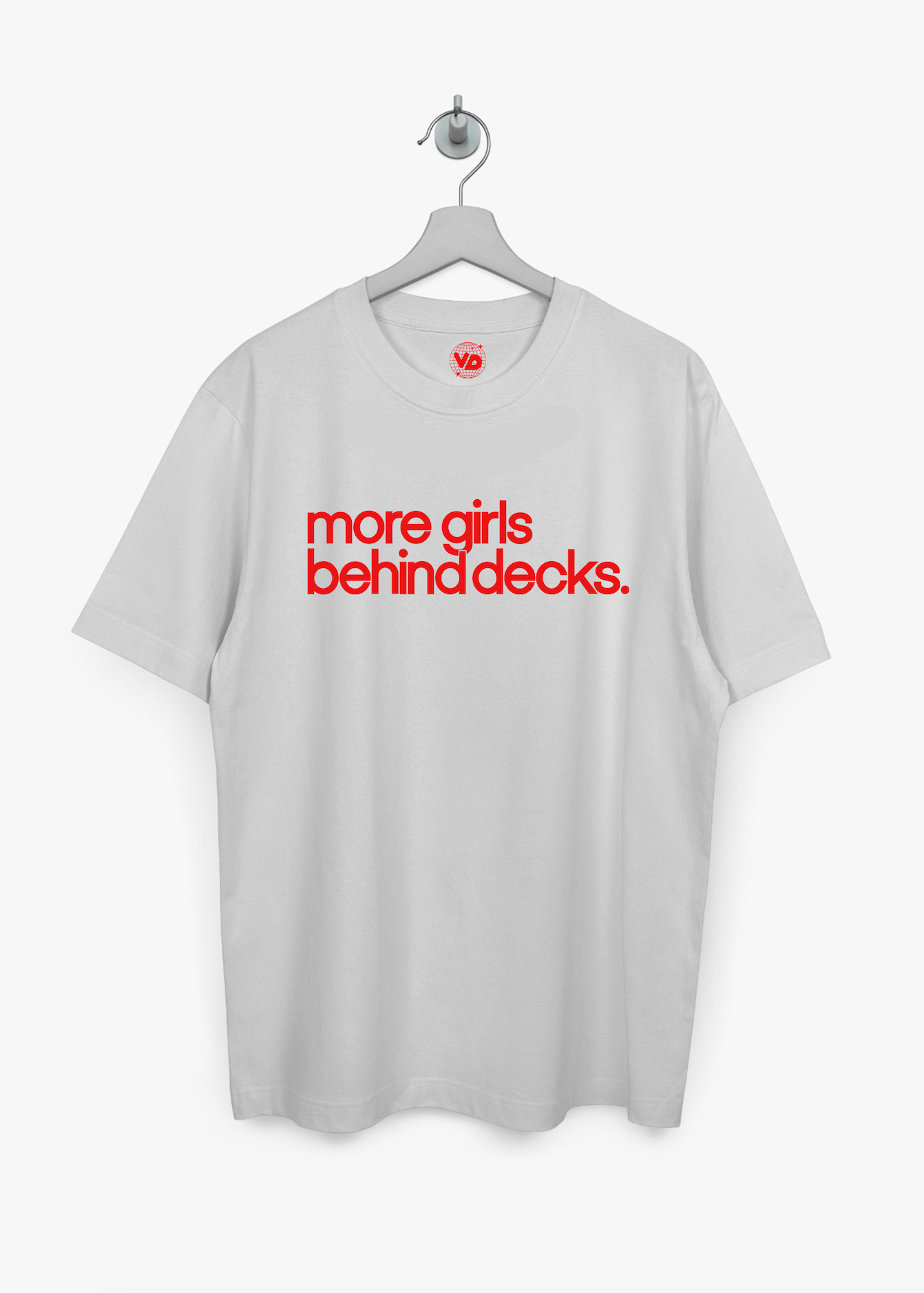"MORE GIRLS BEHIND DECKS" TEE - BECAUSE BEAUBOURG