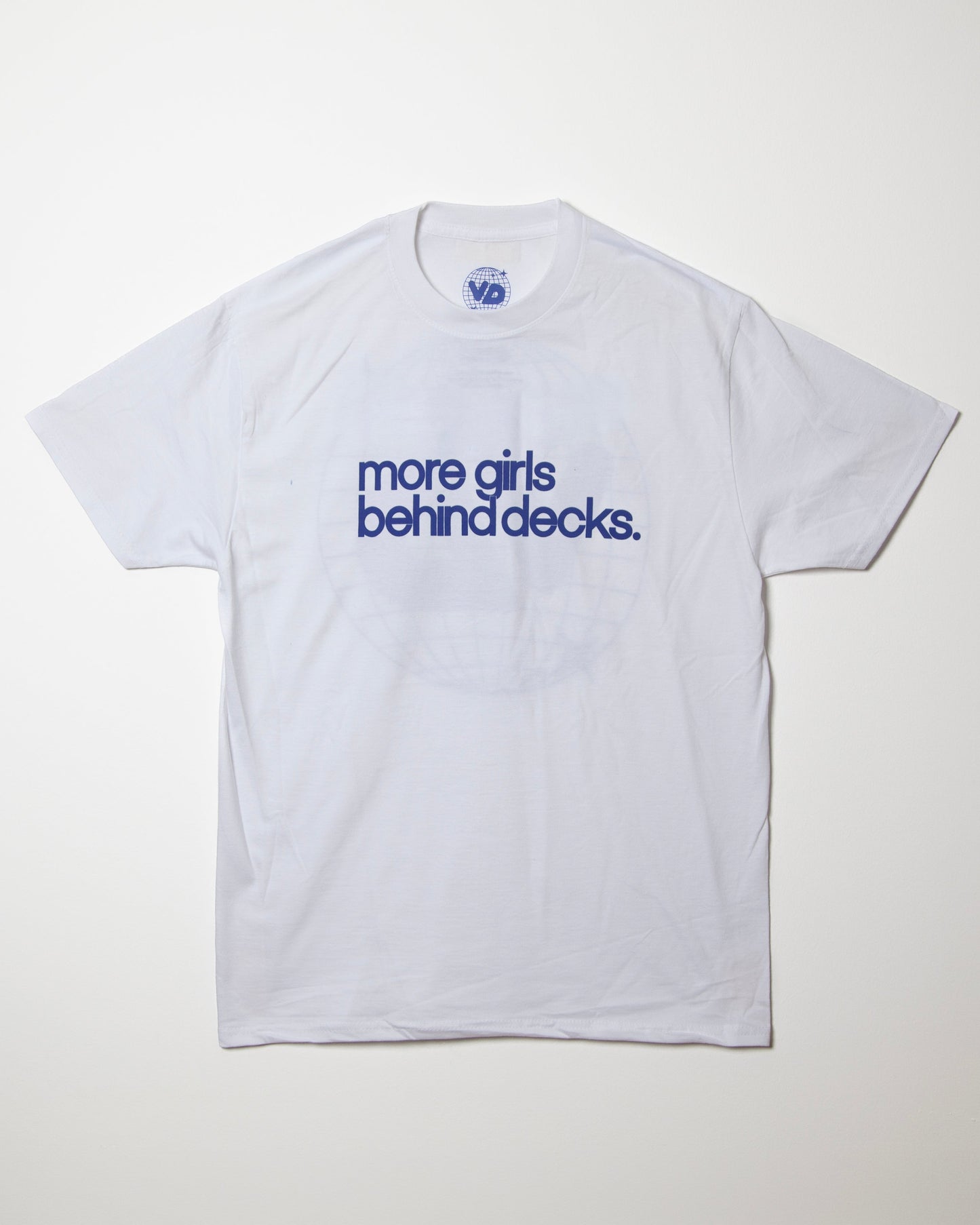 "MORE GIRLS BEHIND DECKS" TEE - 3 YEARS ANNIVERSARY